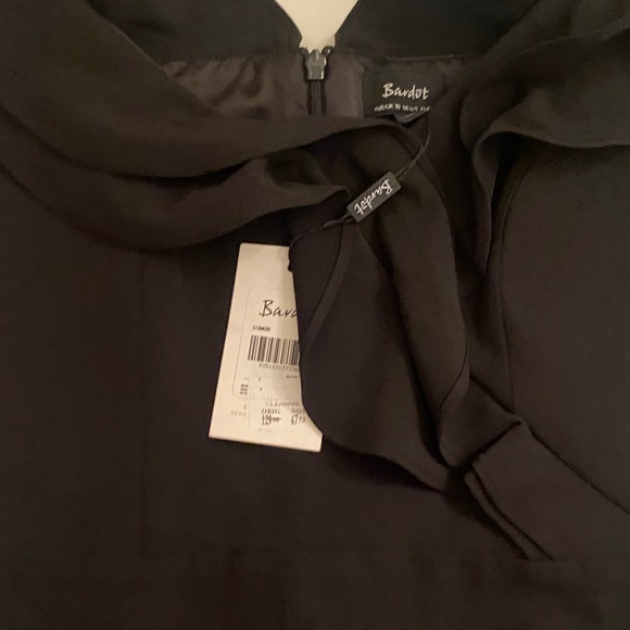 Bardot black ruffle dress 6/S - Picture 5 of 7